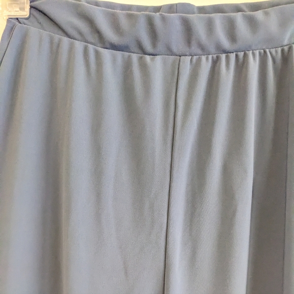 Zara blue pants slit leg - Picture 4 of 9